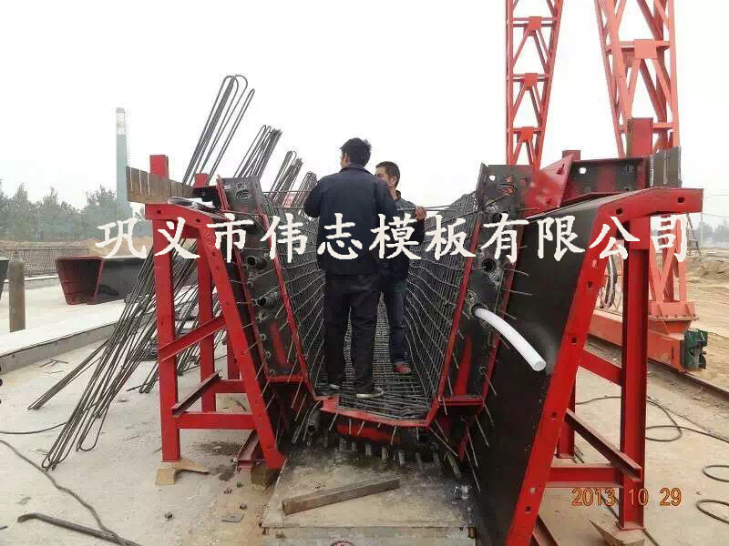箱梁鋼模板生產現(xiàn)場